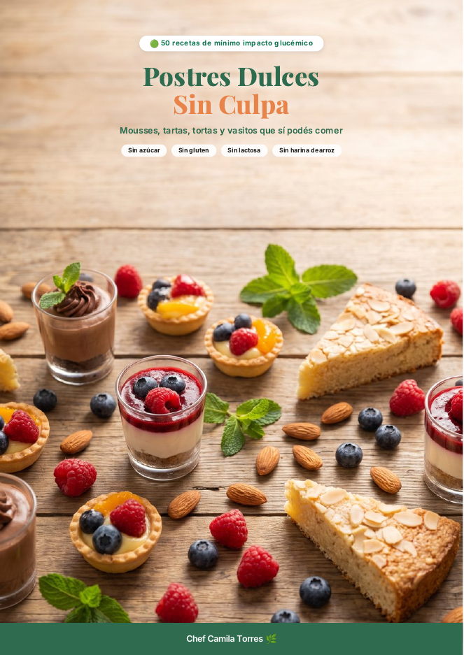 Portada de 50 postres
