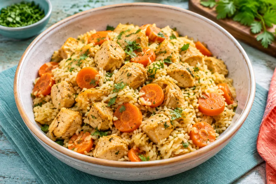 🍚Arroz con Pollo y Verduras