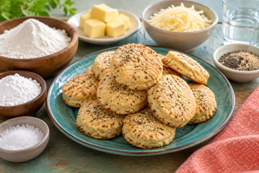Bizcochitos de queso y semillas