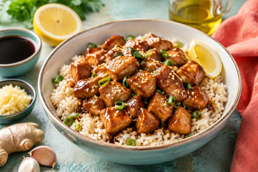 🍗Bowl de Pollo Teriyaki Express