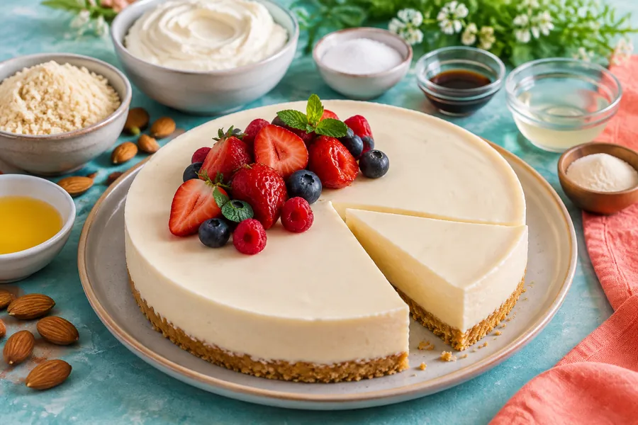 Cheesecake clásico sin hornear