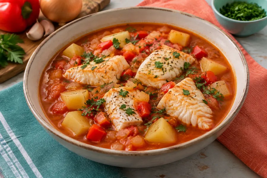 Chupín de pescado casero