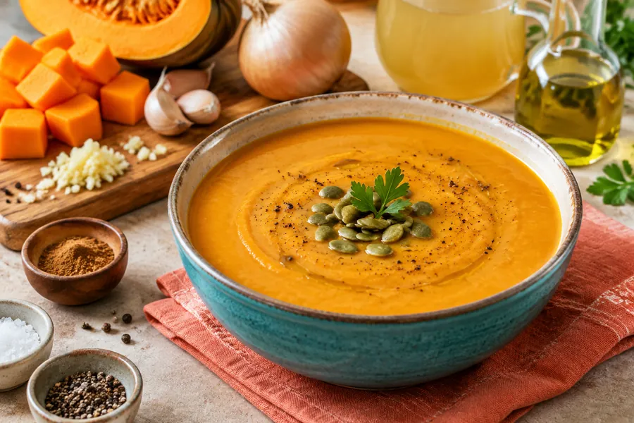 🎃Crema de Calabaza con Especias