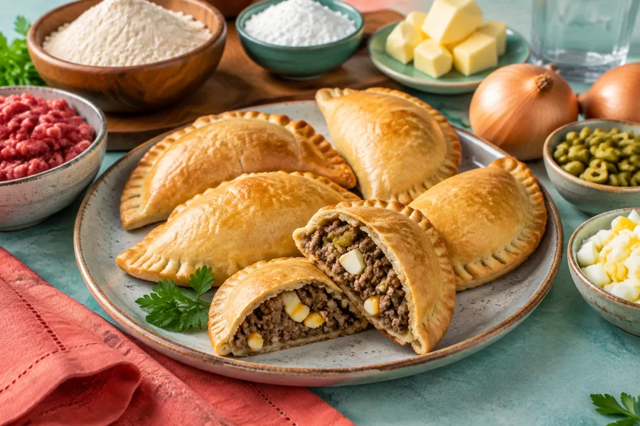 Empanadas de carne al horno sin gluten