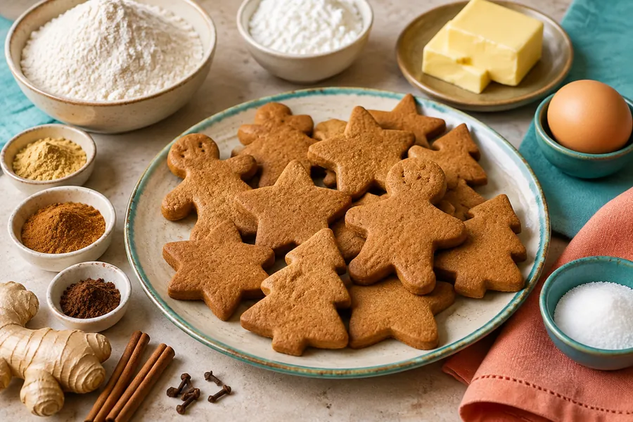 Galletitas de jengibre especiadas