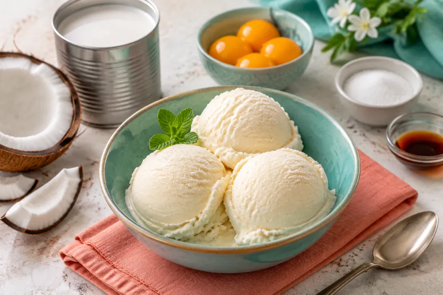 Helado de crema americana sin lactosa