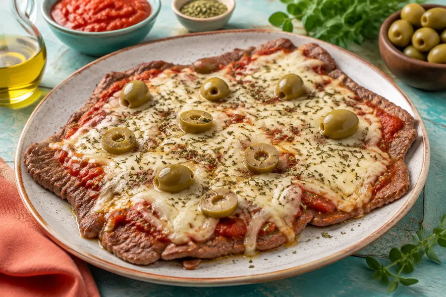 Matambre a la pizza sin gluten ni lactosa