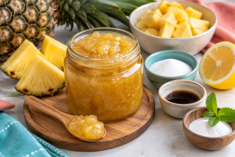 Mermelada de Ananá Sin Azúcar
