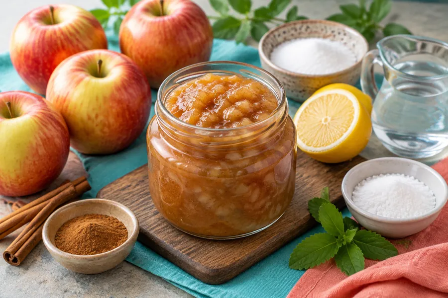 Mermelada de Manzana y Canela Sin