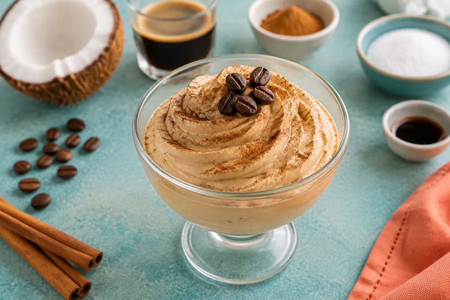 Mousse de café y canela