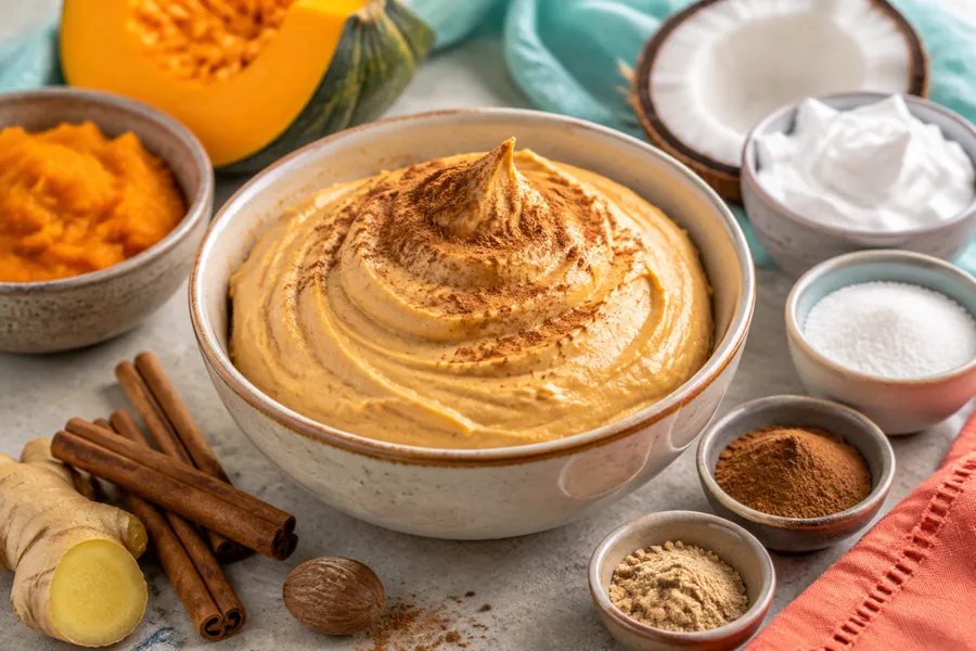 Mousse de calabaza especiada