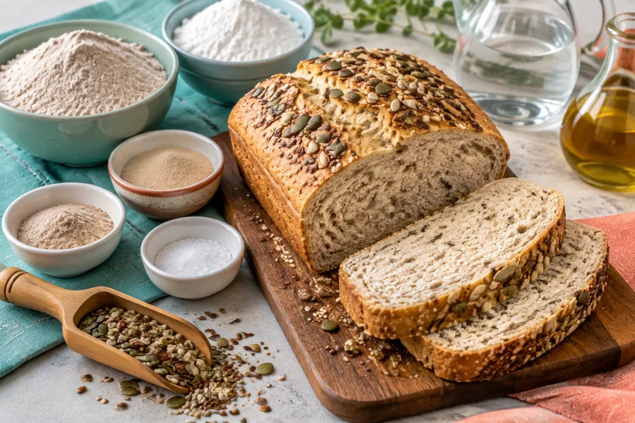 Pan casero sin gluten