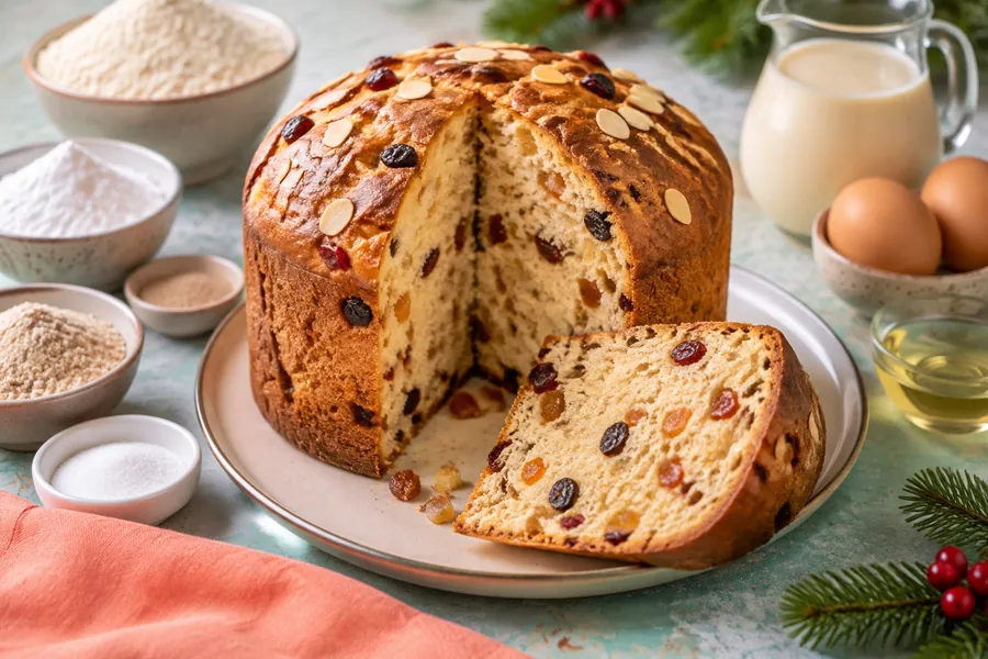 Pan dulce navideño sin gluten ni azúcar