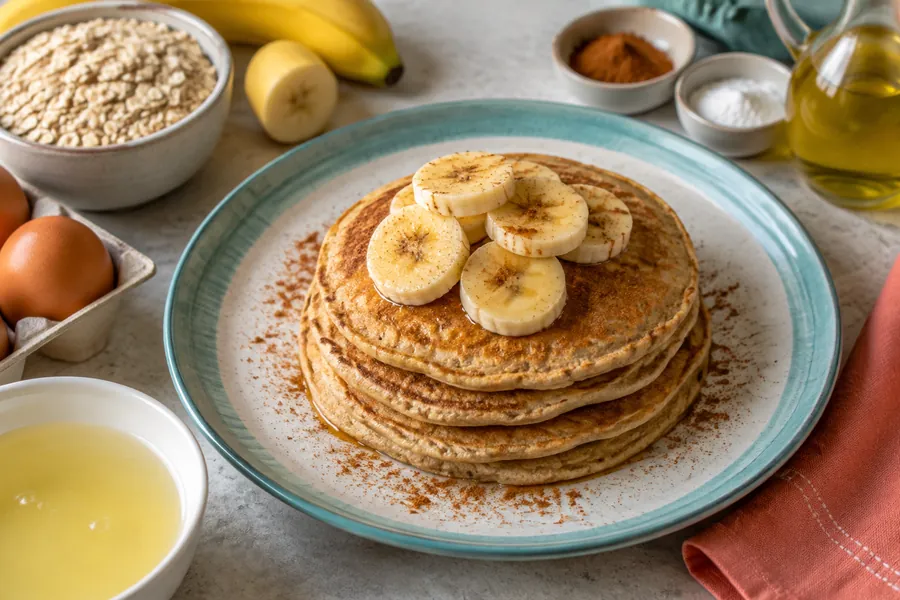 Panqueques proteicos de claras y avena