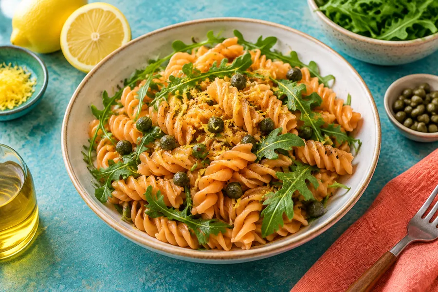 🍋Pasta de Lentejas al Limón y Rúcula