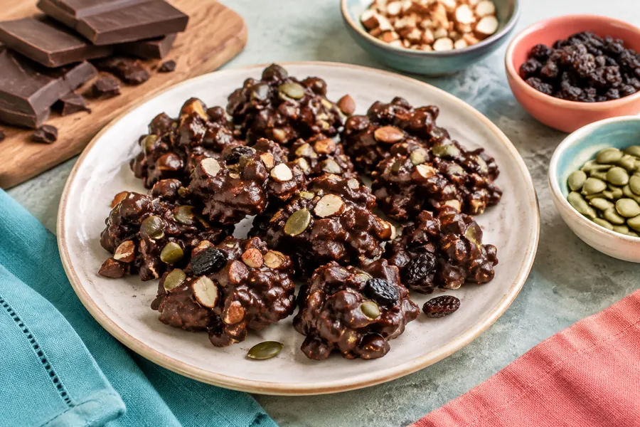 Rocklets de chocolate y frutos secos