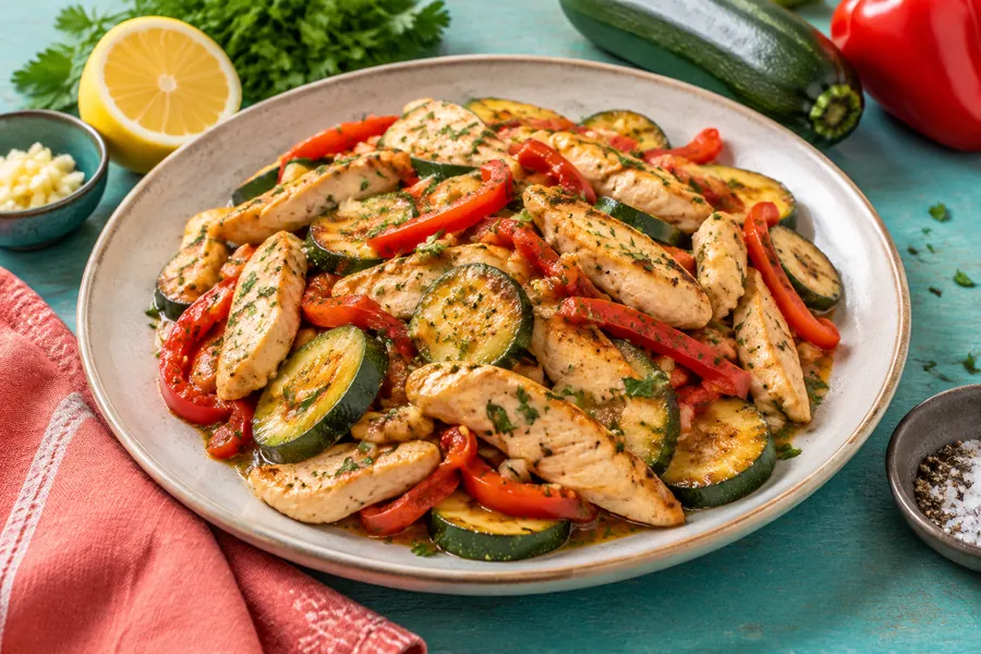 🍗Salteado de Pollo con Ajo y Limón