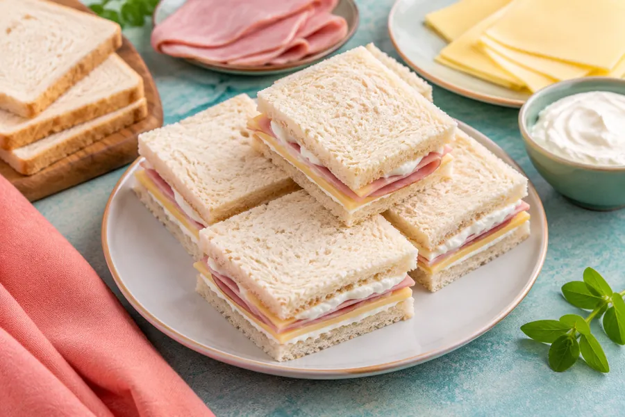 Sandwichitos de miga sin gluten