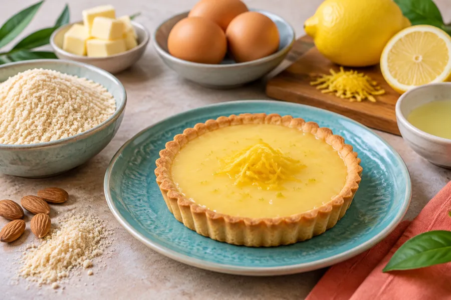 Tartaletas de limón sin gluten
