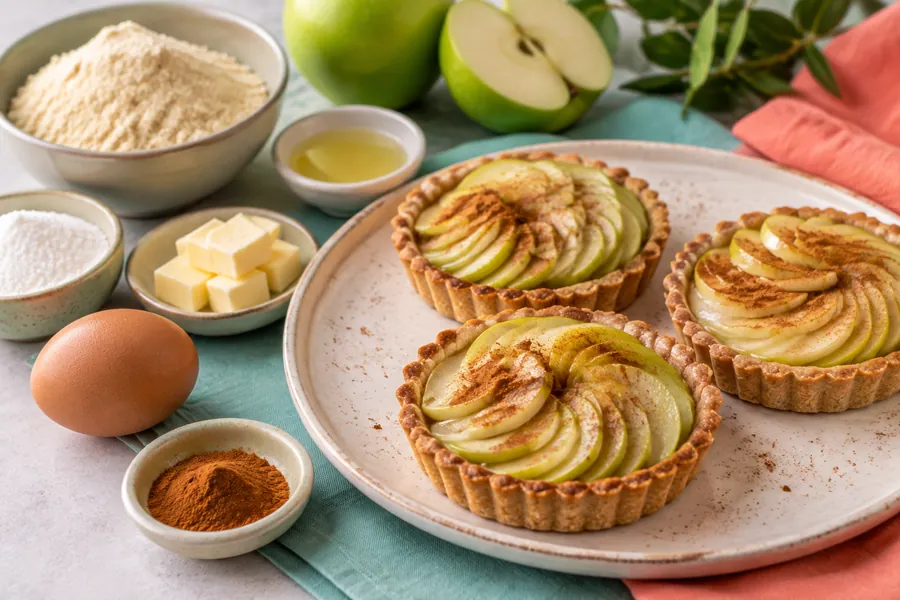 Tartaletas de manzana  y canela