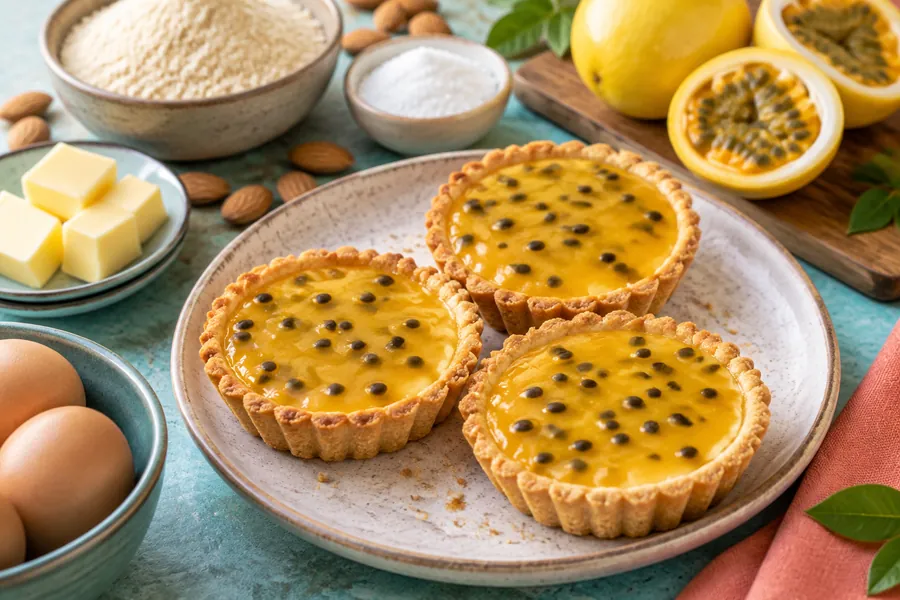 Tartaletas de maracuyá