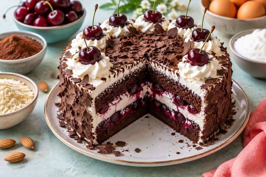 Torta selva negra apta