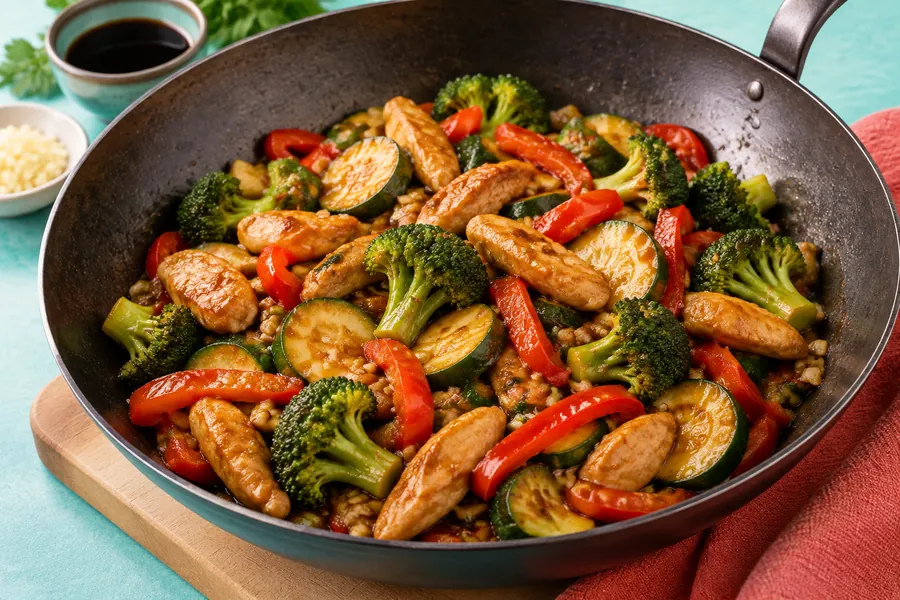 🍗Wok de Pollo y Vegetales